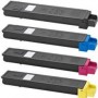 662510016 Jaune Toner +Bac de Récupération Compatible avec Imprimantes Triumph 2550ci, Utax 2550ci -6k Pages