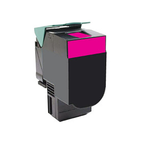 80C2HM0 802HM Magenta Toner Compatible Con Impresoras Lexmark CX410, CX510 -3k Páginas