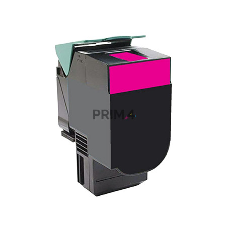 80C2HM0 802HM Magenta Toner Compatible Con Impresoras Lexmark CX410, CX510 -3k Páginas