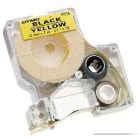 Yellow 9mmX7m for DYMO-500TS Eletronic labelling S0720730