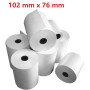 Opaco White Roll:102mm x 76mm, 440 labels,Diametro 40mm Ad inchiostro