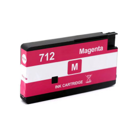 3ED68A 712 29ml Magenta Ink Cartridge Compatible With Plotter Hp Designjet 24", 36", T230, 250, 630, 650