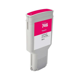 P2V78A 746 300ml Magenta Cartucho de Tinta de Pigmento Compatible Con Plotter Hp Designjet Z6, Z9, 24", 44" Ps