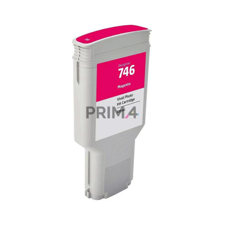 P2V78A 746 300ml Magenta Pigment Ink Cartridge Compatible With Plotter Hp Designjet Z6, Z9, 24", 44" Ps