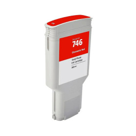 P2V81A 746 300ml Red Pigment Ink Cartridge Compatible With Plotter Hp Designjet Z6, Z9, 24", 44" Ps