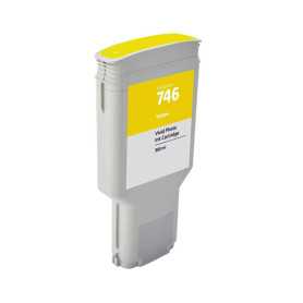 P2V79A 746 300ml Yellow Pigment Ink Cartridge Compatible With Plotter Hp Designjet Z6, Z9, 24", 44" Ps