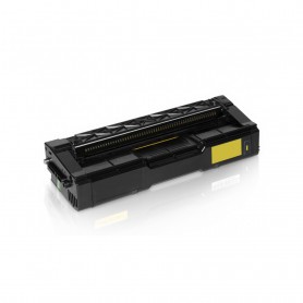 406106 Amarillo Toner Compatible Con Impresoras Ricoh SP C220, C221, C222, Type SP C220E -2k Paginas