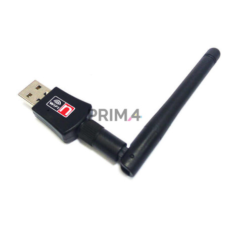 Adattatore Wireless Pennetta USB2.0 WIFI N 300 Mbps con Antenna 2.4 GHz